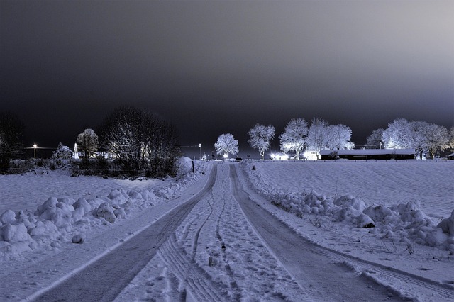 Snow warning in Norway